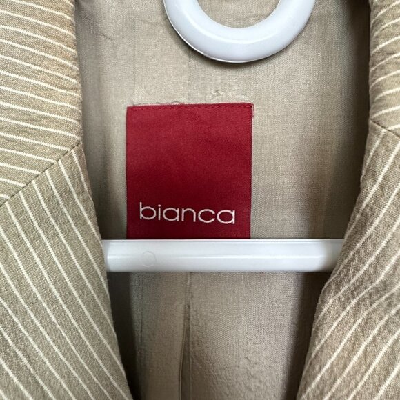 * HOST PICK* EUC - Bianca Blazer, Size 36, Tan/White - Picture 4 of 6